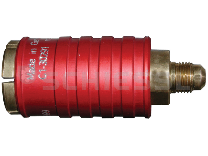 WEH filling adapter f. R410A TW111 red 1/2"-20 UNF