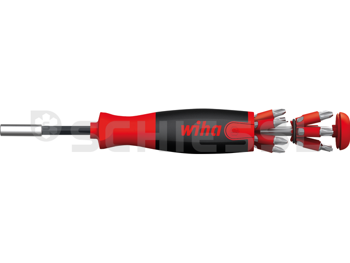 Schraubendreher Wiha Liftup25 mit Bit Magazin