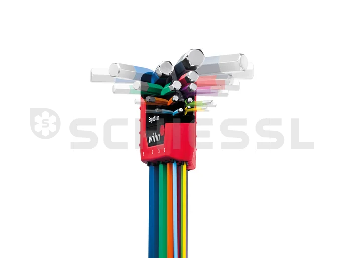 Wiha Stiftschluessel Set farbig stehend Faecher