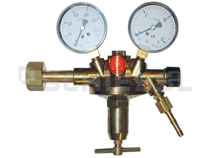 Cylinder pressure reducer 0-40bar for nitrogen 3.350