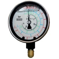 Pressure manometer 213.40 63mm R134a / R404A / R507 glycerine