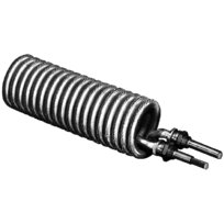 Wieland Rippenrohrverflüssiger WRK9 R1/2'' verz.Q=6,0kW m.Ring+Hülse