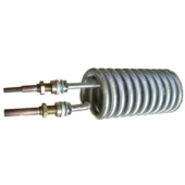 Wieland Rippenrohrverflüssiger WRKS23 R1'' verz.Q=10,0kW m.Ring+Hülse