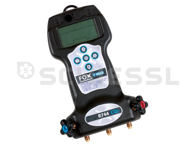 Wigam Digitale 2-Wege Monteurhilfe FOX-R744 komplett mit Koffer und Fühler 