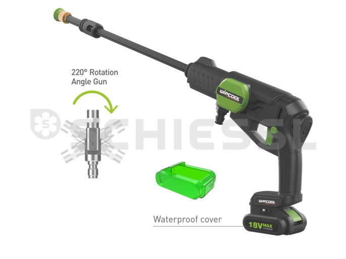 Wipcool Hochdruckpistole C25 Kälte Klima Wärmepumpe Hochdruckreiniger Akku Arbeitsdruck Schiessl Großhändler