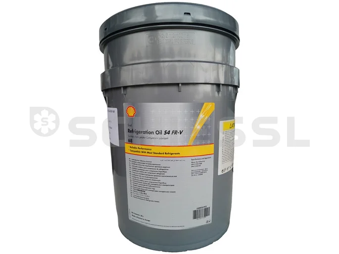 Shell olio per refrigeratore S4 FR-V 68 bricco 20 L per refrigerante