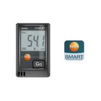 Testo Datenlogger m.Sensor int. Schwarz testo 174 HBT Bluetooth u. APP