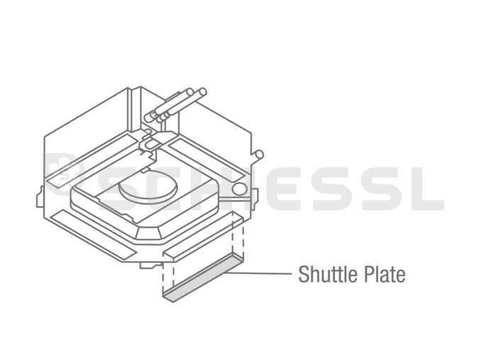 Mitsubishi shutter cover PAC-SJ37SP-E (VE=20pieces)