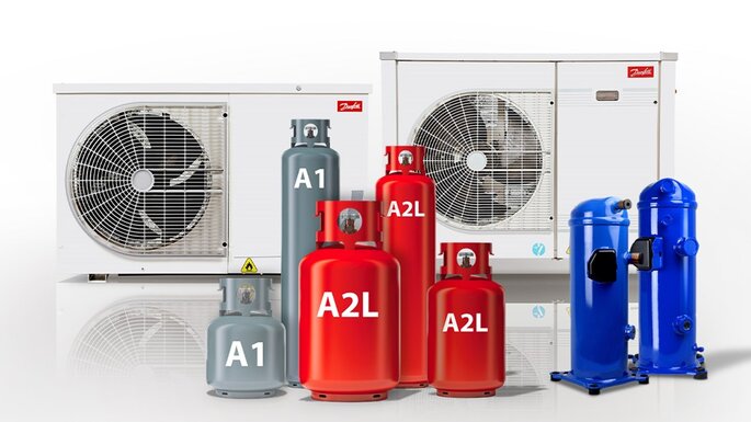 Leistungsbereiche A2L-Verflüssigungssätze Schiessl Danfoss A2L Verflüssigungssatz Kälte Klima Kältetechnik Schiessl Danfoss