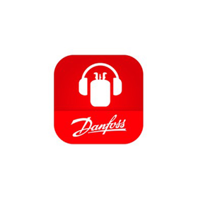 Schiessl Danfoss Podcast App Icon hören rot red Kälte Kältetechnik Großhandel Großhändler
