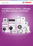 Bosch Gesamtkatalog Klima-Lüftung-Wärmepumpen