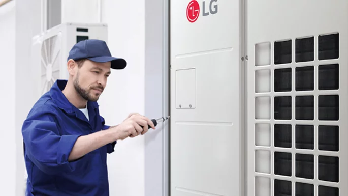 LG Therma V Servicemonteur