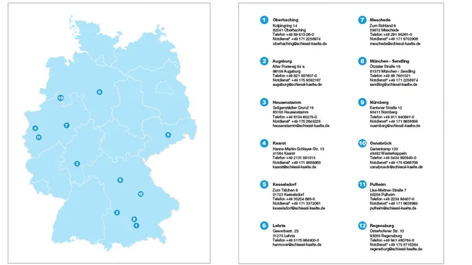 Über uns Schiessl Niederlassungen